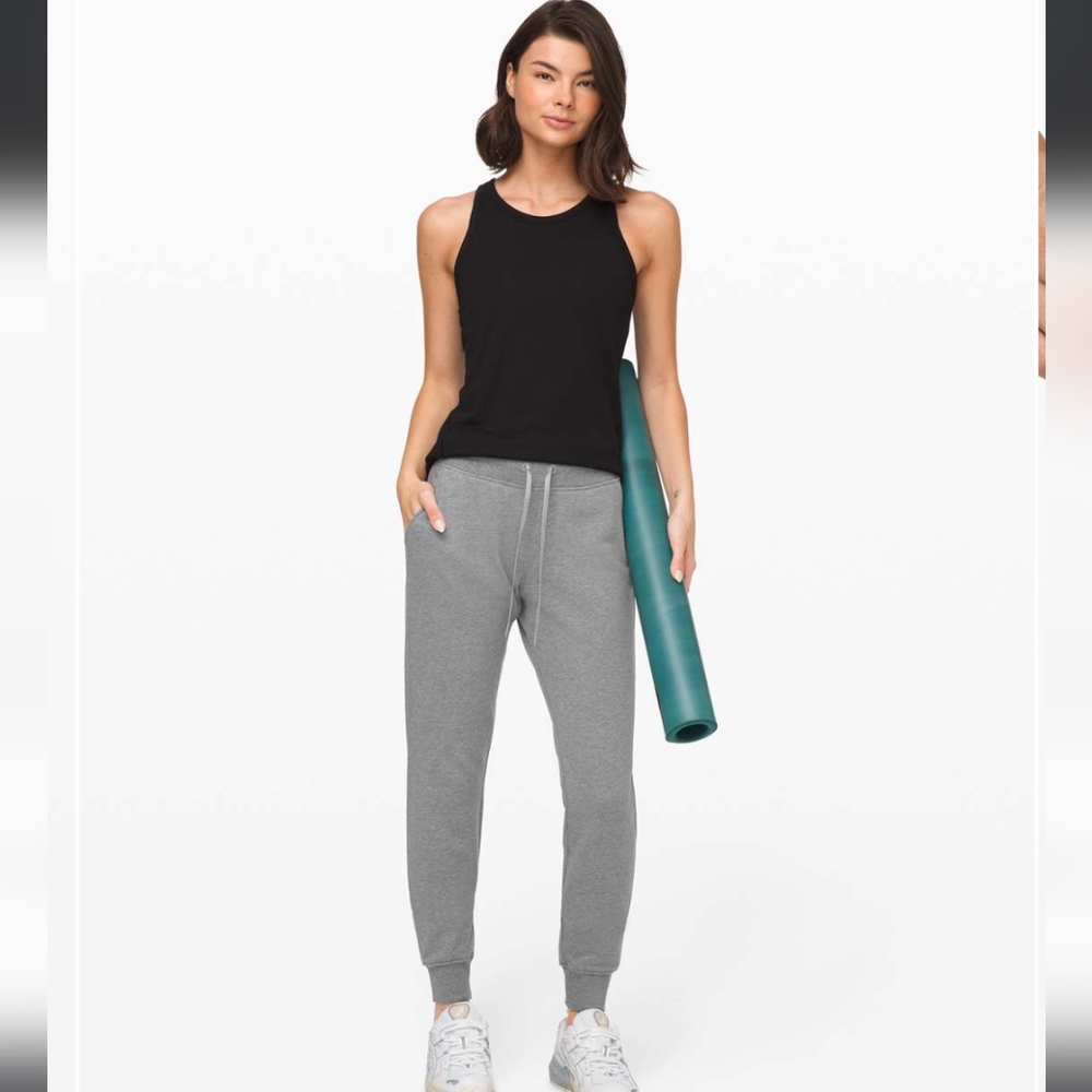 Lululemon Warm Down Jogger II - Heathered Core Medium Grey - size 4